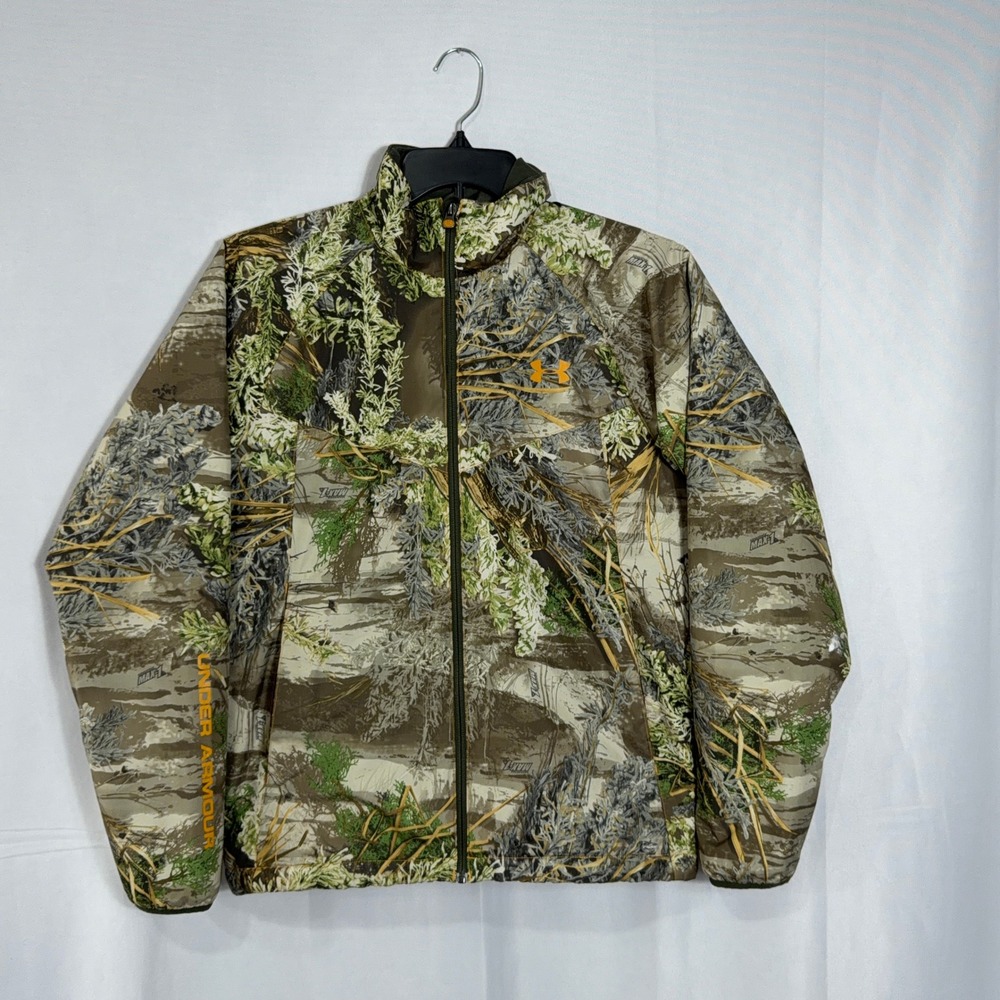 Under Armour Jacket Windstopper Advantage MAX-1 Camo Small Full Zip Mens